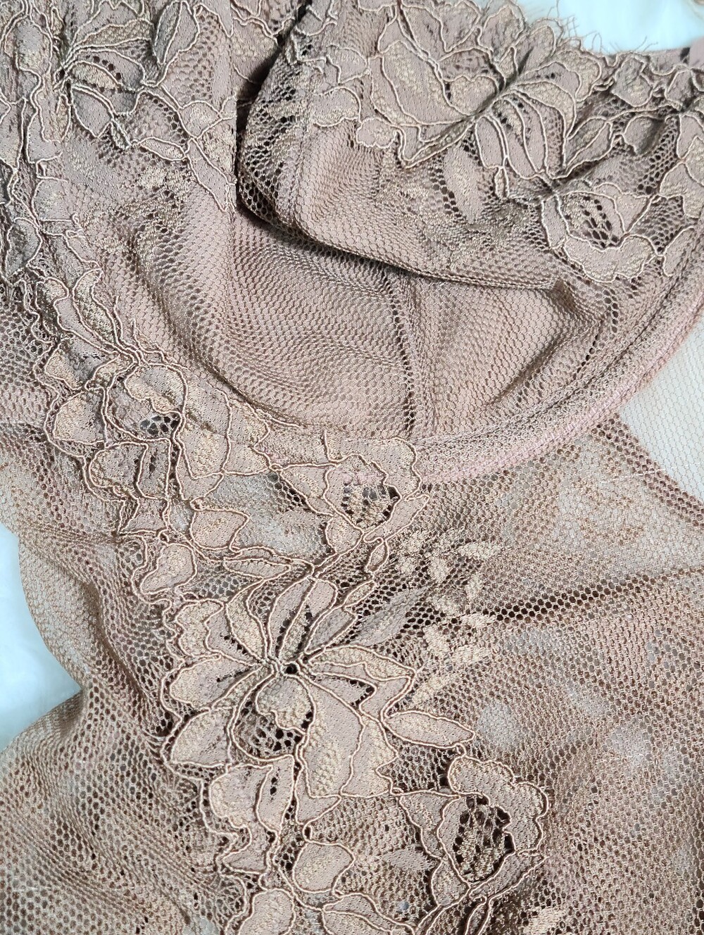 SKIMS Femme Lace Balconette Bodysuit Sienna Women Large NEW - Picture 3 of 5